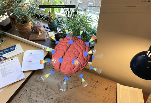 AR EEG Data Visualization on iPad